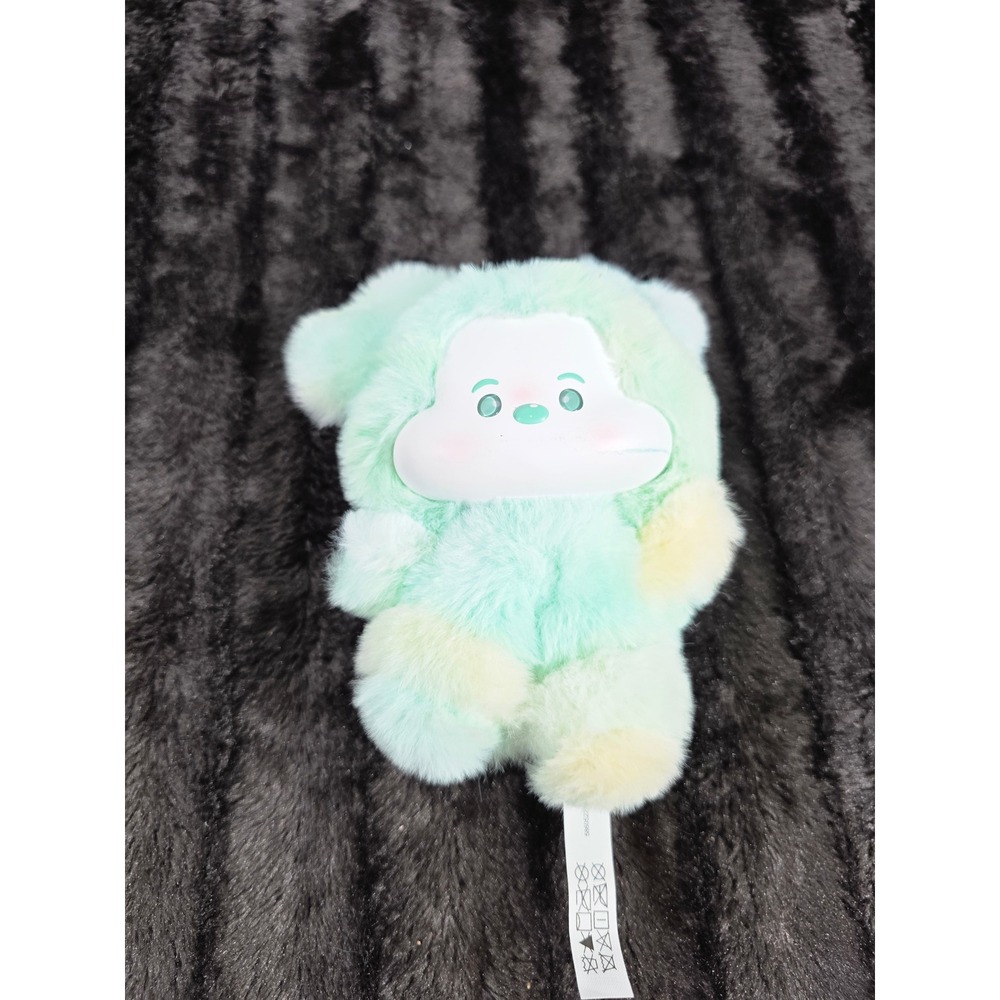 Disney Miniso Mickey Mouse Plush Mint Green Yellow Pastel Stuffed Animal